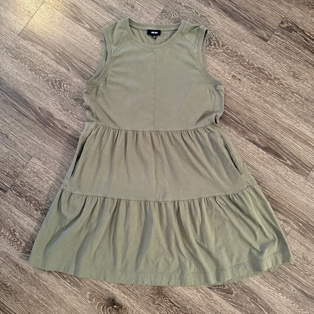 Me+Em Cotton Sleeveless Dress with Pockets